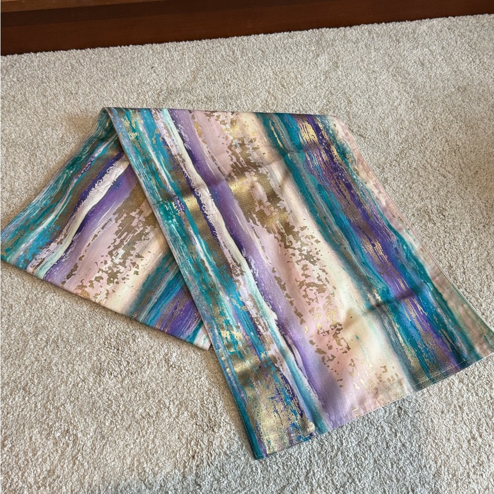 Multicolor Abstract Table Runner